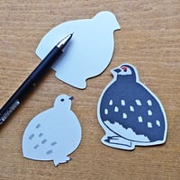 雷鳥のメッセージカード