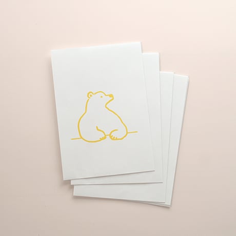 ペーパーバッグ（くま）５枚セット