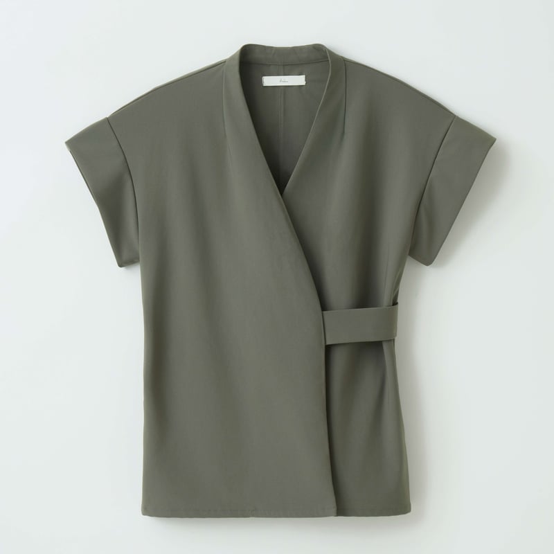 heauサロンウェア　ユニフォームトップスのみバルーン袖 Mサイズグレージュ heauサロンウェア ユニフォームトップスのみバルーン袖 Mサイズ