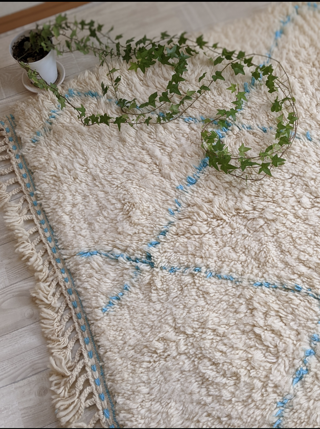 ベニワレン ブルーライン 水色 ヴィンテージ | Rosy Cozy