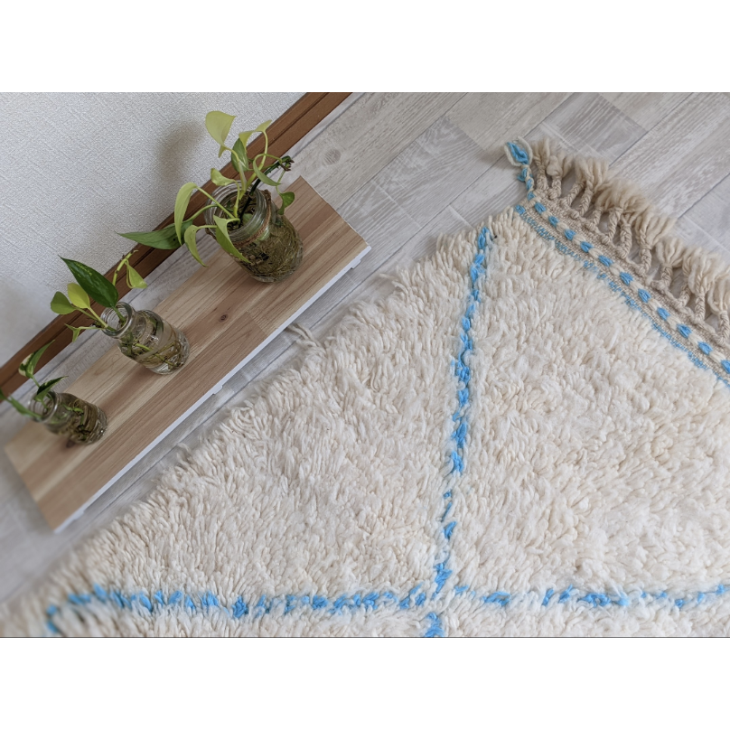 ベニワレン ブルーライン 水色 ヴィンテージ | Rosy Cozy