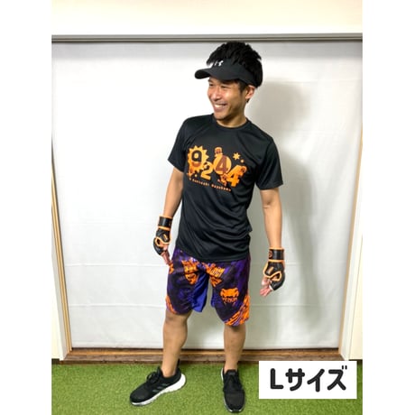 オリジナル ロゴTシャツ（黒×オレンジ）
