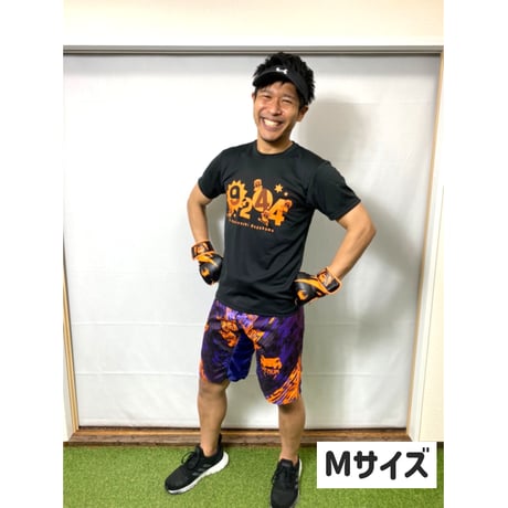 オリジナル ロゴTシャツ（黒×オレンジ）