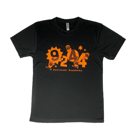 オリジナル ロゴTシャツ（黒×オレンジ）