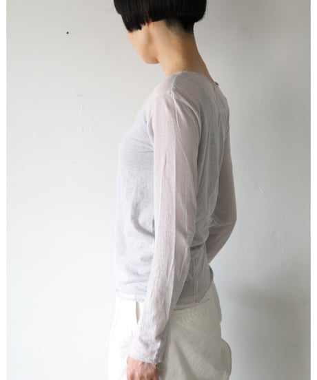 RIG / ケイト長袖Tシャツ <アイスグレー>