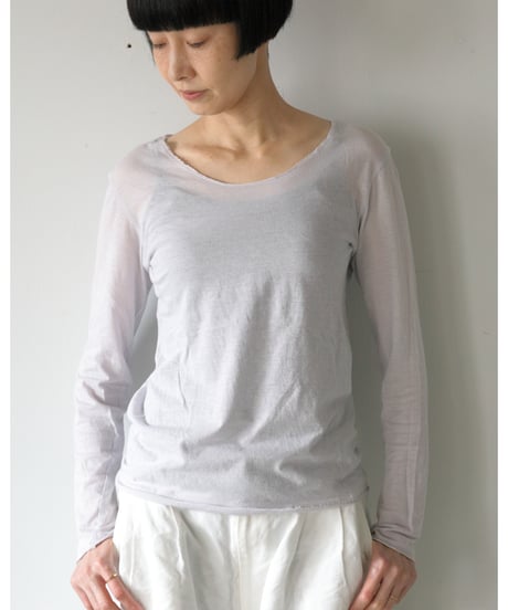 RIG / ケイト長袖Tシャツ <アイスグレー>