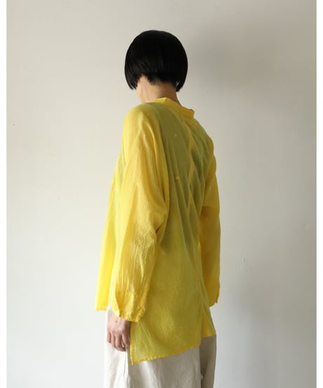 quitan / KAFTAN SHIRT - Jamdani Heart <lemon>