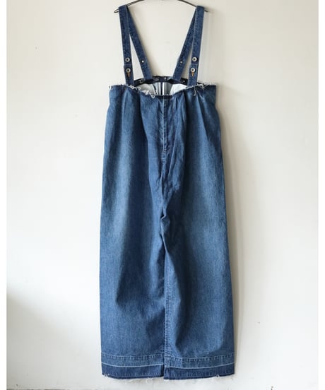 R&D.M.Co- / DECONS TRUCT SUSPENDER PANTS <indigo>
