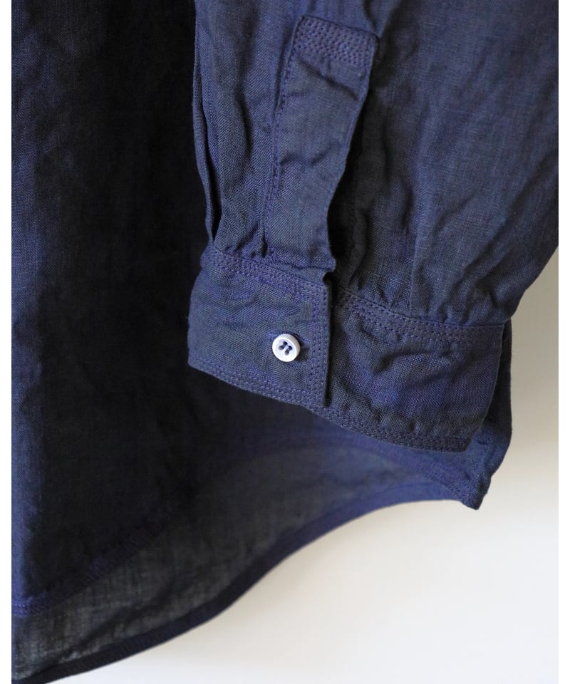 MITTAN 大麻シャツ3 美品 size3 柿渋×墨 MITTAN / 大麻シャツ 3 <インディゴ × 柿渋> | AUTHOR