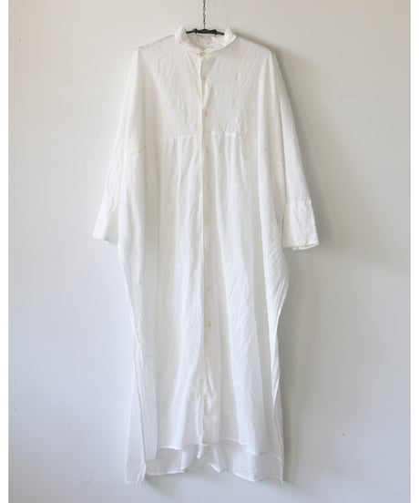 quitan / AO DAï LONG SHIRT - Jamdani Heart <white>