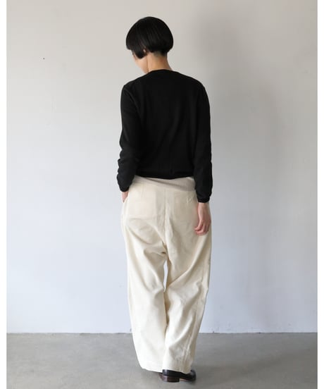 R&D.M.Co- / M.W.C CREW NECK CARDIGAN <black>