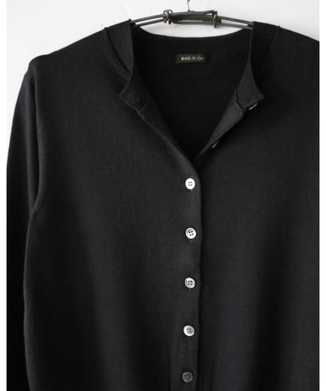 R&D.M.Co- / M.W.C CREW NECK CARDIGAN <black>
