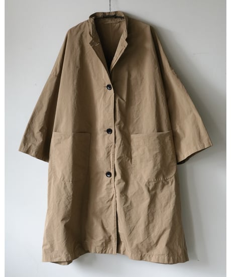 R&D.M.Co- / GARMENT DYE OVERSIZED COAT <beige>