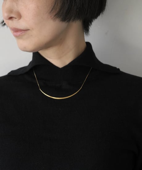 R&D.M.Co- / M.W/C HIGH NECK WIDE COLLAR PULLOVER <Black>