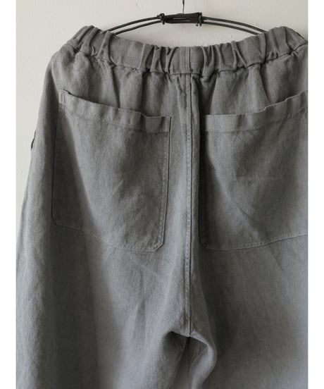 ※再入荷 MITTAN / 大麻ロングパンツ 厚 <薄灰>