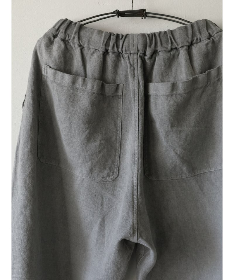 再入荷 MITTAN / 大麻ロングパンツ 厚 <薄灰> | AUTHOR