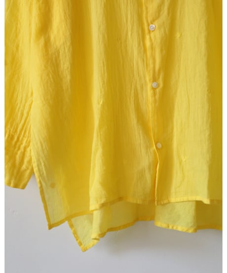 quitan / KAFTAN SHIRT - Jamdani Heart <lemon>