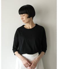 koton / ドロップショルダーTシャツ <black>