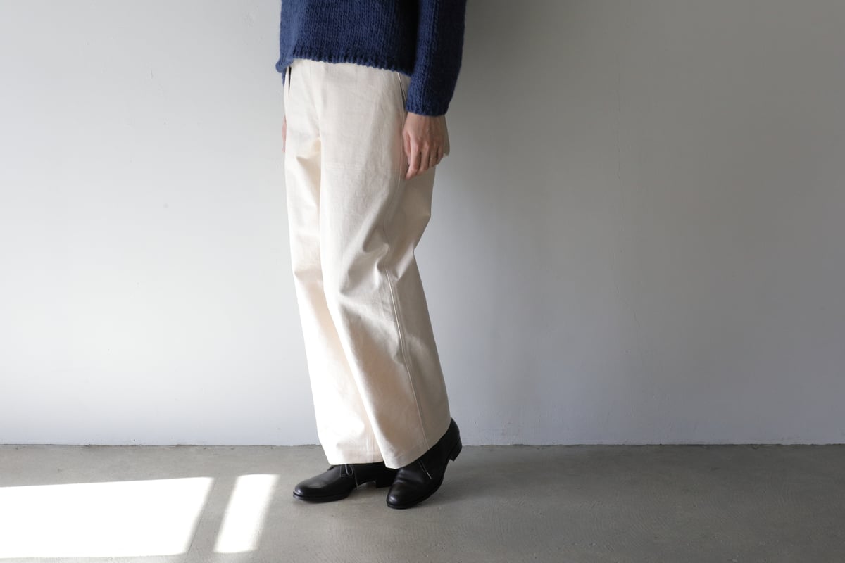 オールドマンズテーラー キャンバスサスペンダーパンツ R&D.M.Co- / CANVAS SUSPENDERS PANTS <natural> |