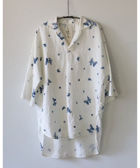 quitan / MARINIÈRE BLOUSE <indigo print>