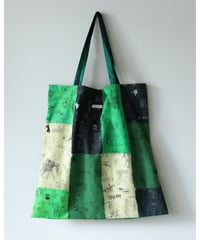 R&D.M.Co- / MOSAIC GRAFFITI TOTE BAG <green / multi >