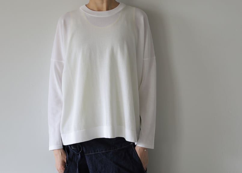 TORICI / アイスビッグセーター< snow white > | AUTHOR