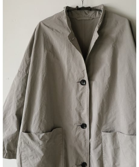 R&D.M.Co- / GARMENT DYE OVERSIZED COAT <gray>