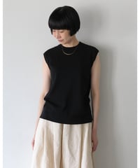 TORICI / アイスノースリーブセーター <black>