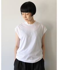R&D.M.Co- / TWISTED FRENCH SLEEVE SHIRT <white>