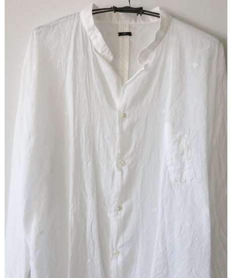 quitan / KAFTAN SHIRT - Jamdani Heart <white>