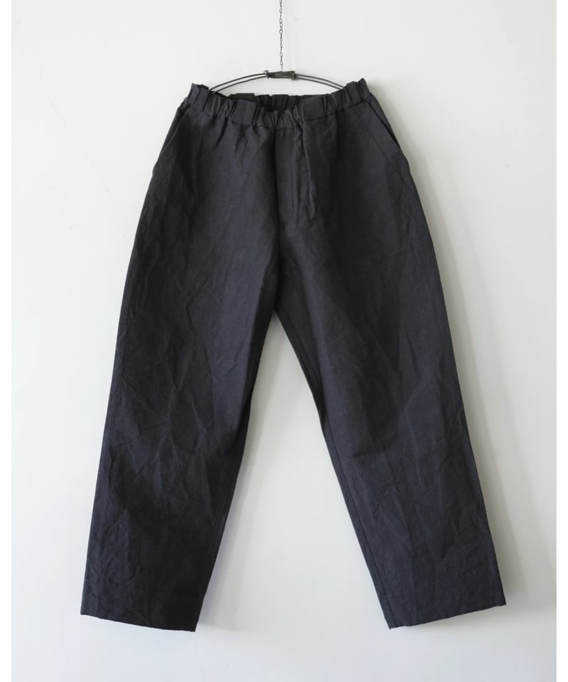 mittan 麻　パンツ　サイズ2 ミッタン MITTAN 亜麻苧麻ワイド パンツ FLAX RAMIE PANTS WIDE