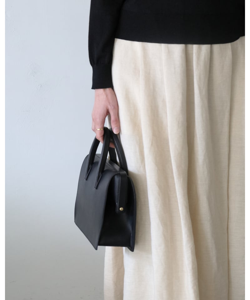 ヌ nu top frame bag Sサイズ 口枠鞄 ヌ / Top frame bag <black> | AUTHOR