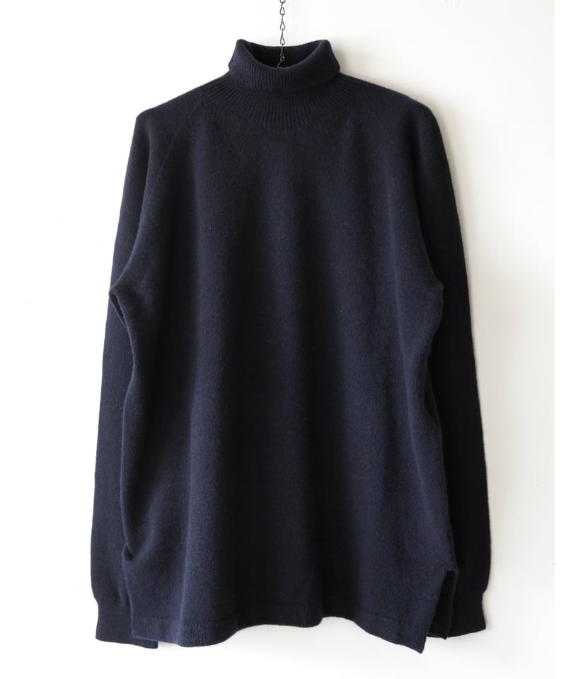 MITTAN ウルグアイタートルネックセーター メリノウールニット メンズ 濃紺 MITTAN（ミッタン） / ウルグアイウールタートルセーター KN-34 ご紹介