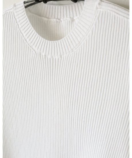 TORICI/ スビンリブセーター <white>
