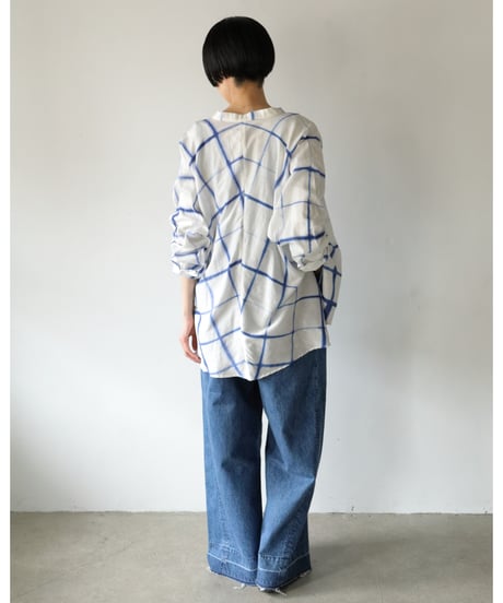 quitan / KAFTAN SHIRT - Itajime Dye <itajime>