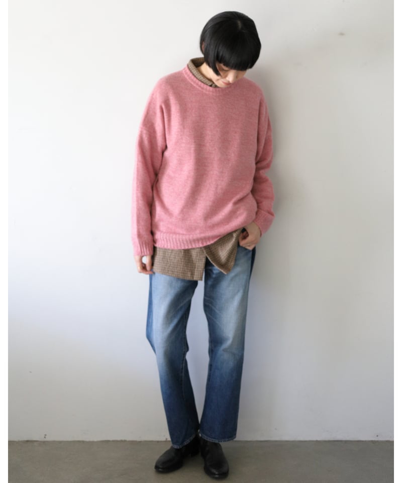 R&D.M.Co- / STRAIGHT DENIM PANTS (VINTAGE LIKE)