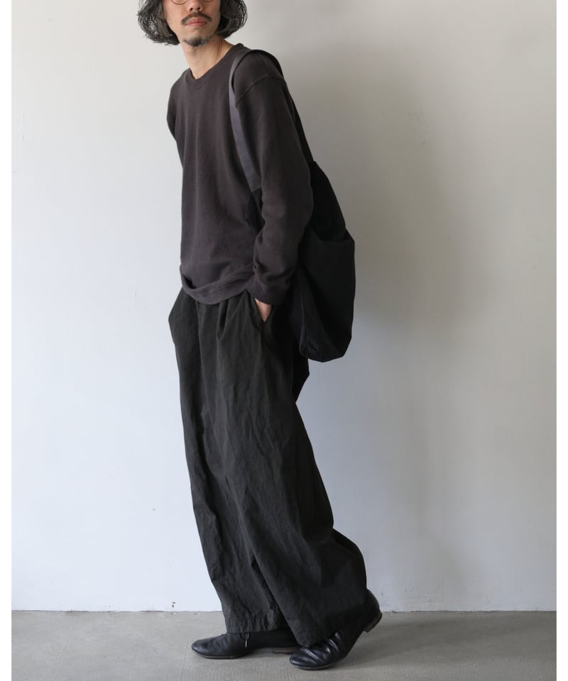 quitan / FRENCH HOSPITAL PANTS <ivory black> | FRENCH HOSPITAL PANTS