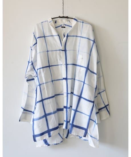 quitan / KAFTAN SHIRT - Itajime Dye <itajime>