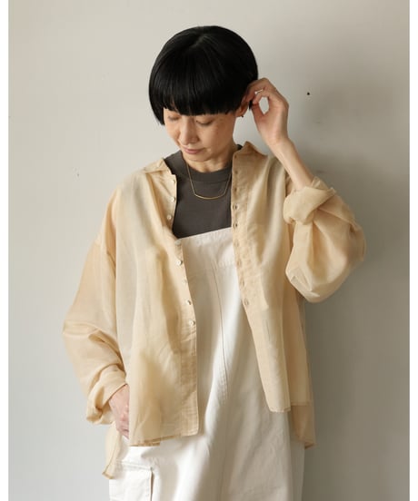 Koton / Si/Coオブロングカラーシャツ <beige>