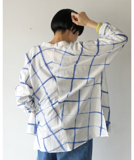 quitan / KAFTAN SHIRT - Itajime Dye <itajime>
