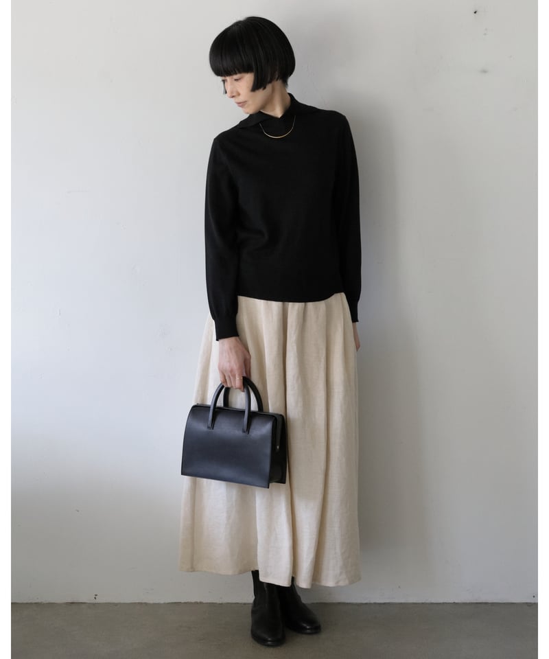 ヌ / Top frame bag <black> | AUTHOR
