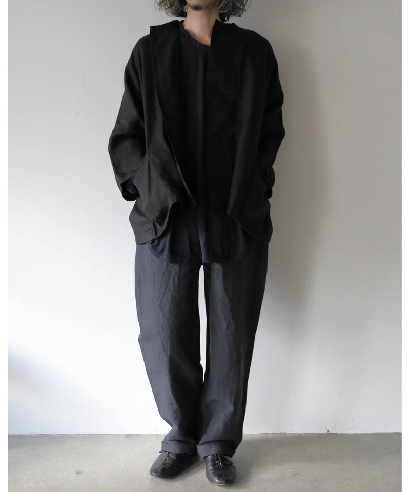 MITTAN 高密度大麻 ワイドパンツ 墨黒 サイズ2 MITTAN ｜大麻ワイドパンツ 高密度（墨黒） | Pay ID