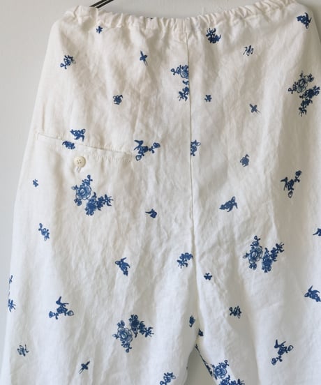 quitan / POMPIER EASY PANTS <indigo print>