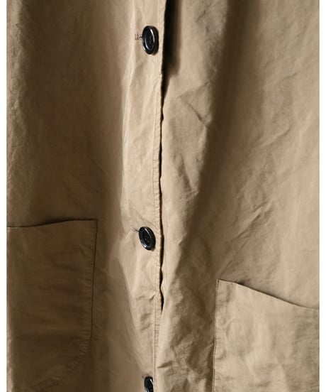 R&D.M.Co- / GARMENT DYE OVERSIZED COAT <beige>