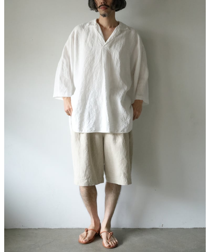 MITTAN ショートパンツ MITTAN 亜麻苧麻ビッグショートパンツ入荷!! “大人が穿ける麻ショーツ