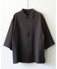 MITTAN / OCジョーゼットシャツ <墨黒>