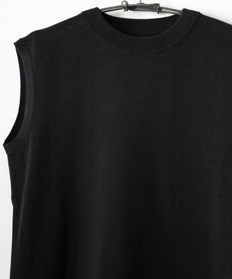 TORICI / アイスノースリーブセーター <black>