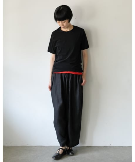 ※再入荷 MITTAN / さざ波大麻パンツ 2 <黒>