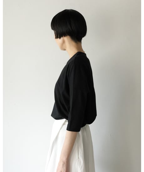 koton / ドロップショルダーTシャツ <black>