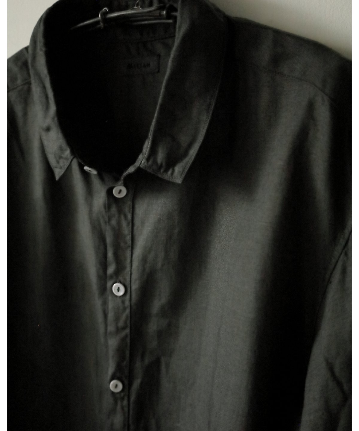 MITTAN 大麻シャツ3 美品 size3 柿渋×墨 MITTAN / 大麻シャツ 大 <柿渋×墨> | AUTHOR